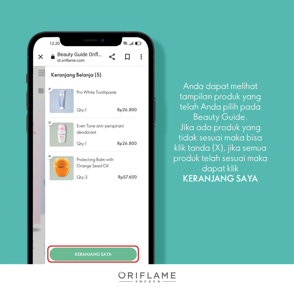 Bagaimana cara order atau memesan produk oriflame
