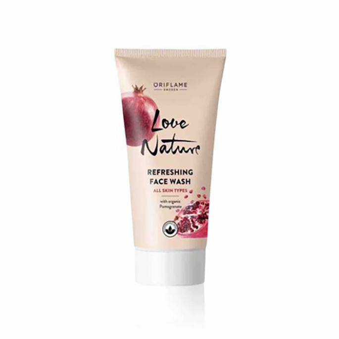 Love Nature Refreshing Face Wash with Organic Pomegranate