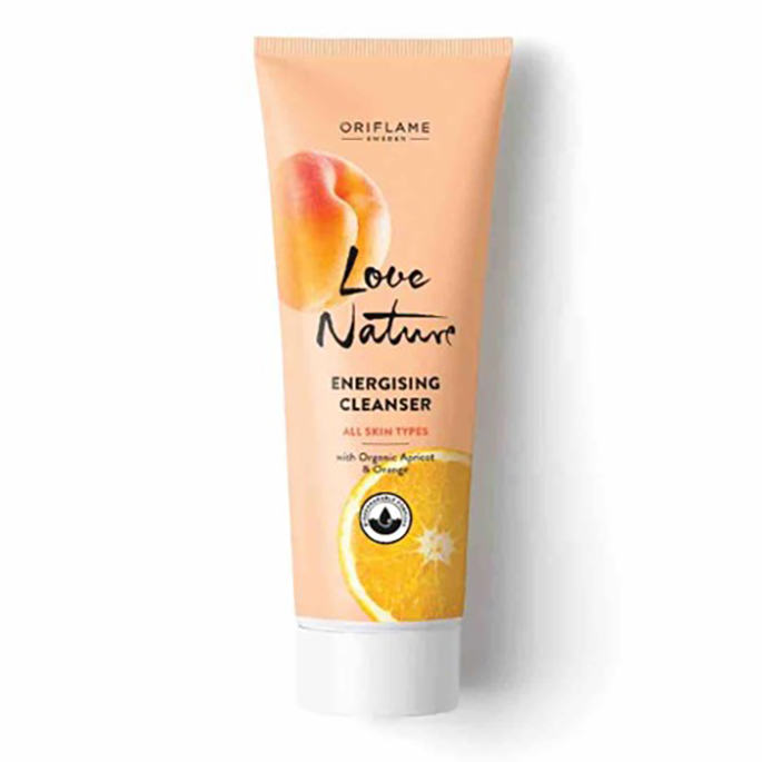 Love Nature Energising Cleanser with Organic Apricot Orange