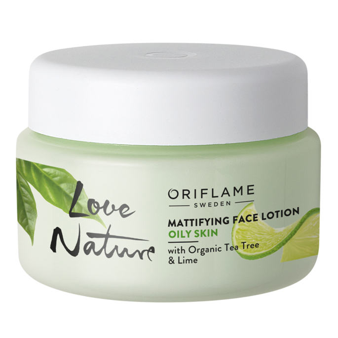Love Nature Mattifying Face Lotion with Organic Tea Tree